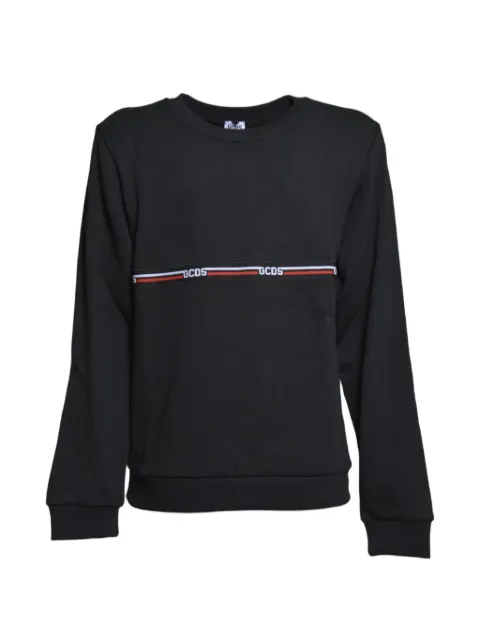 Gcds Kids logo-tape sweatshirt