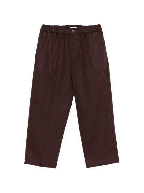 Siola elastic-waistband trousers