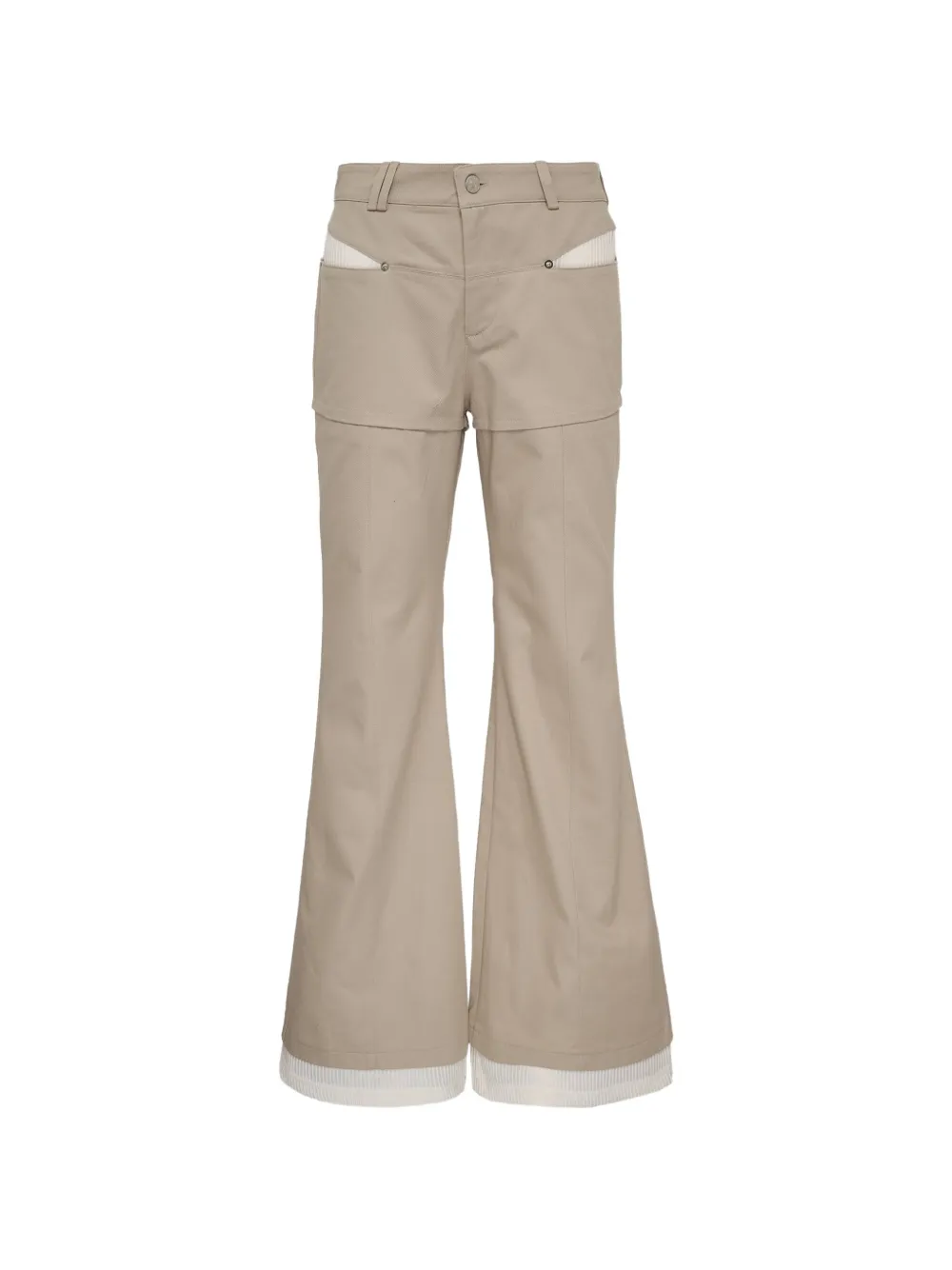 Hache layered trousers - Toni neutri