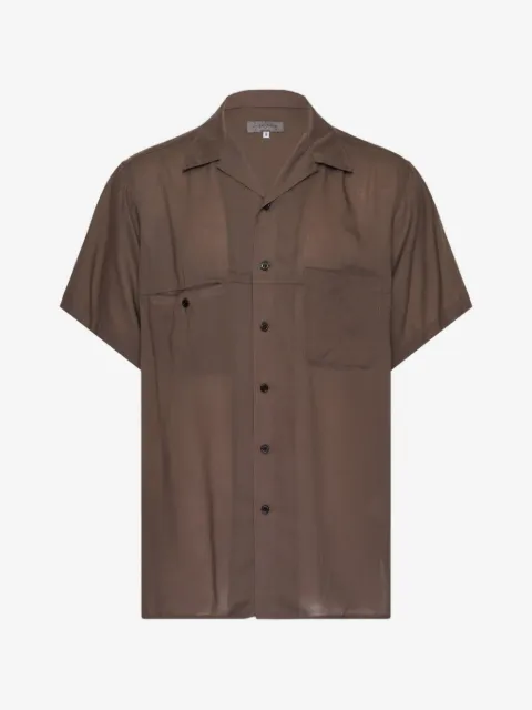 Yohji Yamamoto panelled shirt