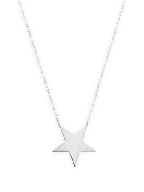 OBSIDIAN star pendant necklace