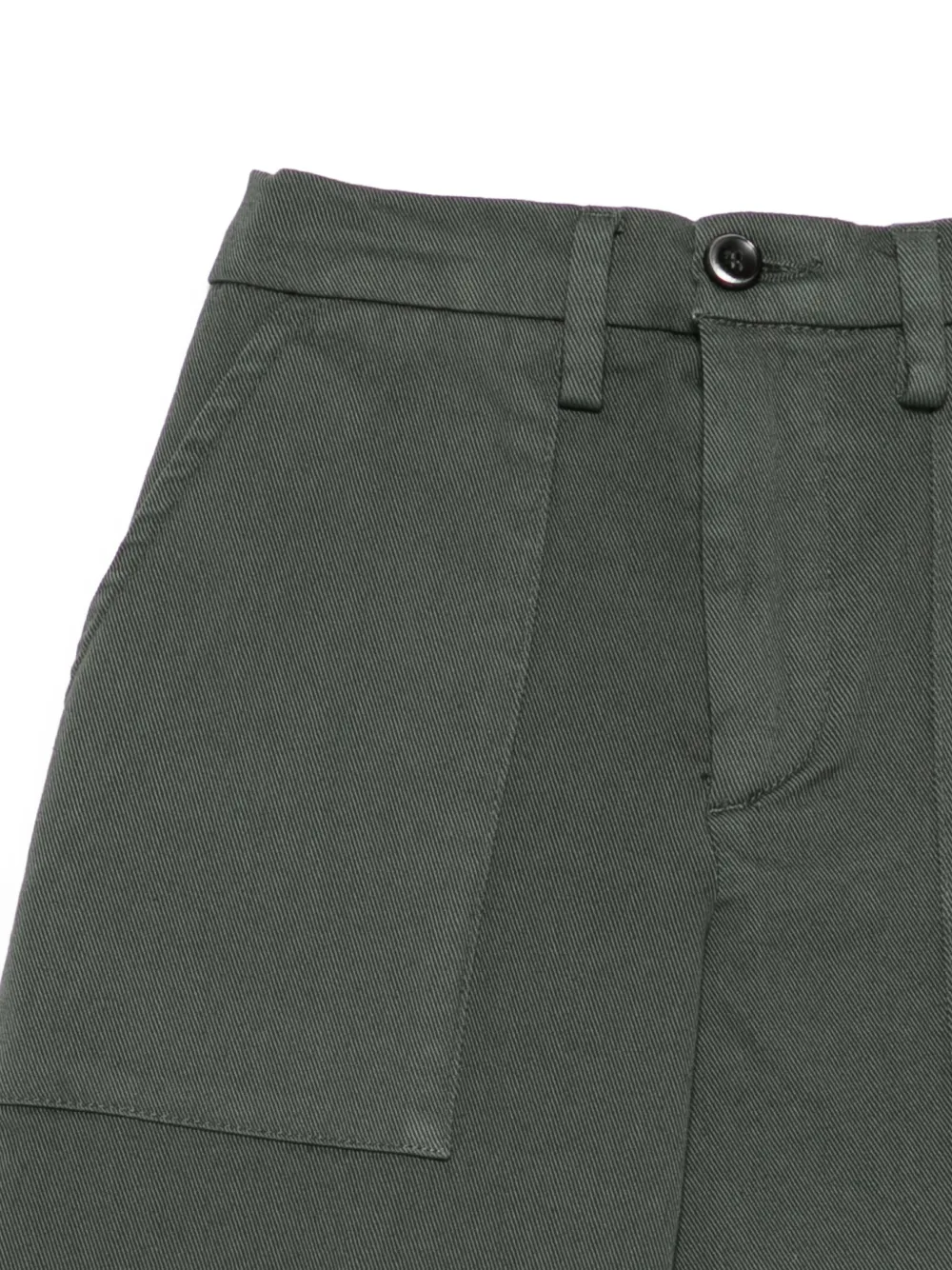 Siola Dylan shorts met opgestikte zak Groen