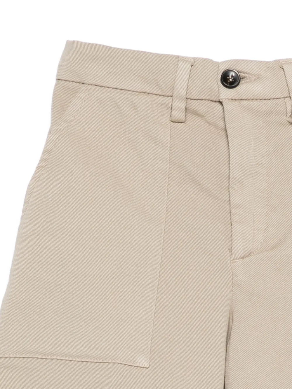 Siola Dylan shorts met opgestikte zak Beige