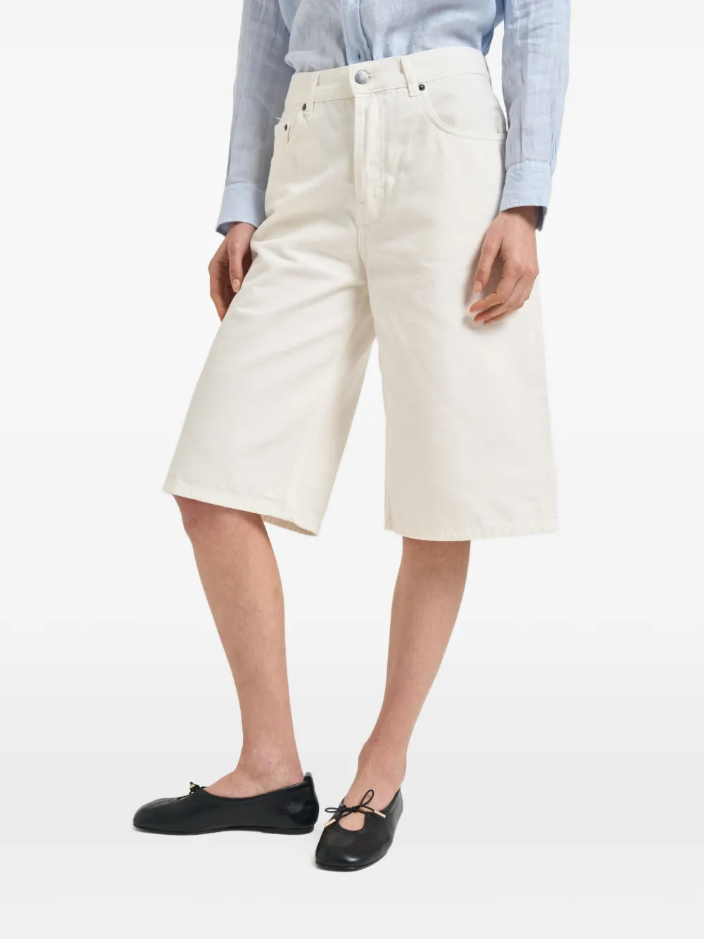 Haikure denim shorts - Toni neutri