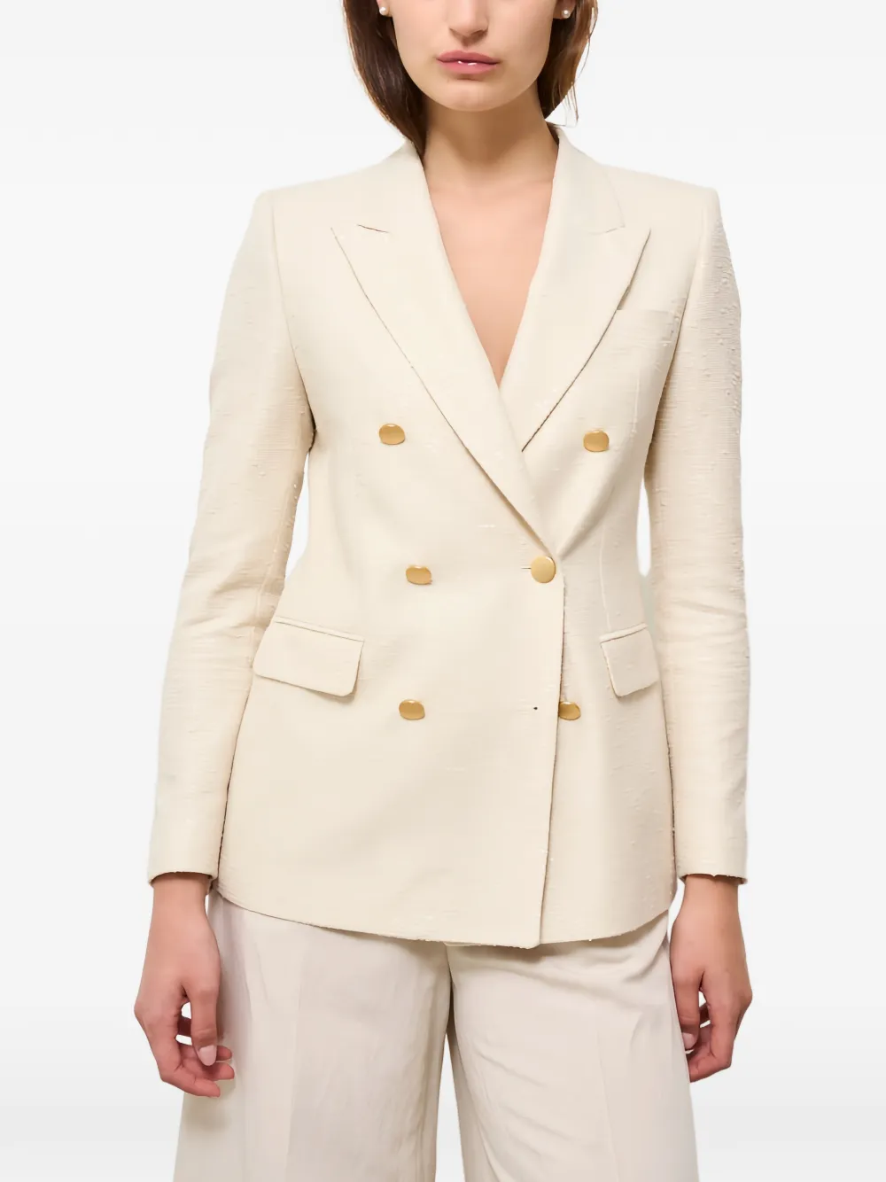 Tagliatore double-breasted blazer - Neutrals