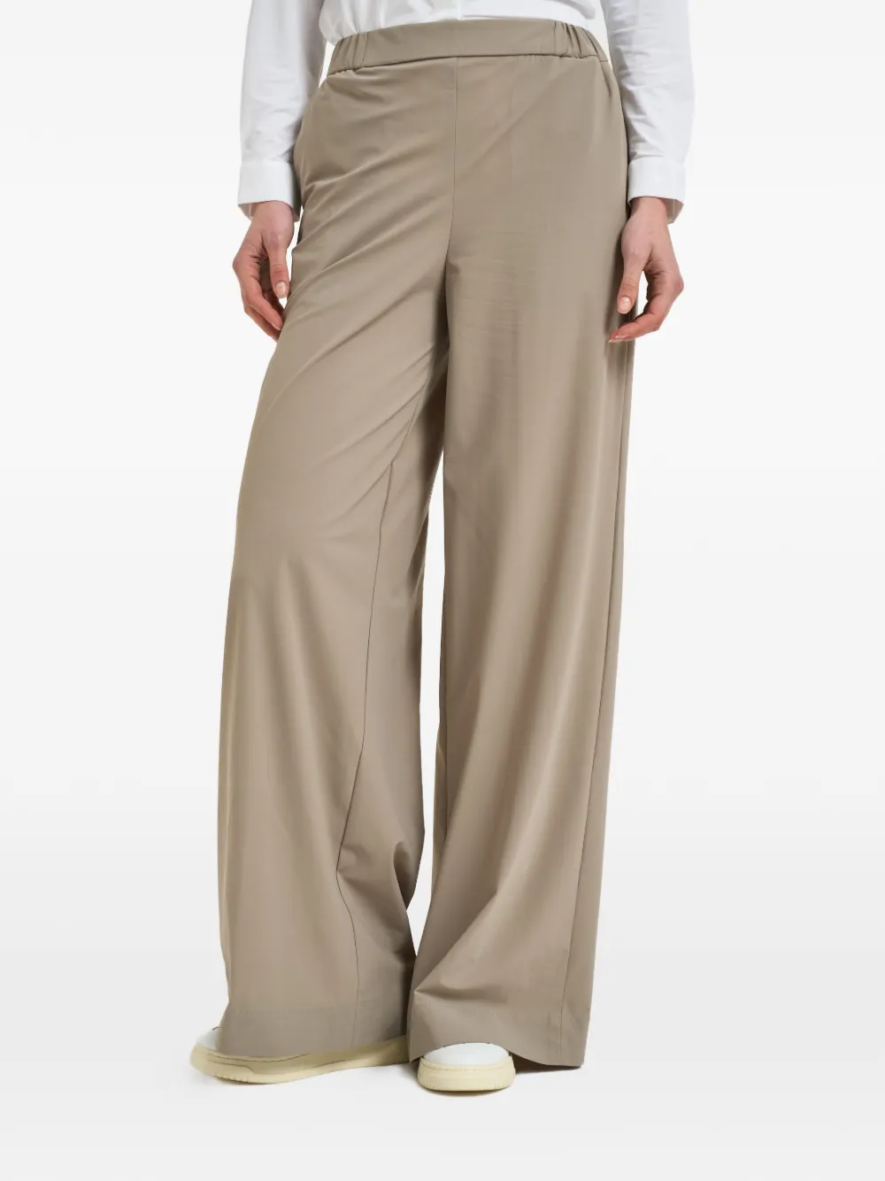 RRD elasticated wide-leg trousers - Toni neutri