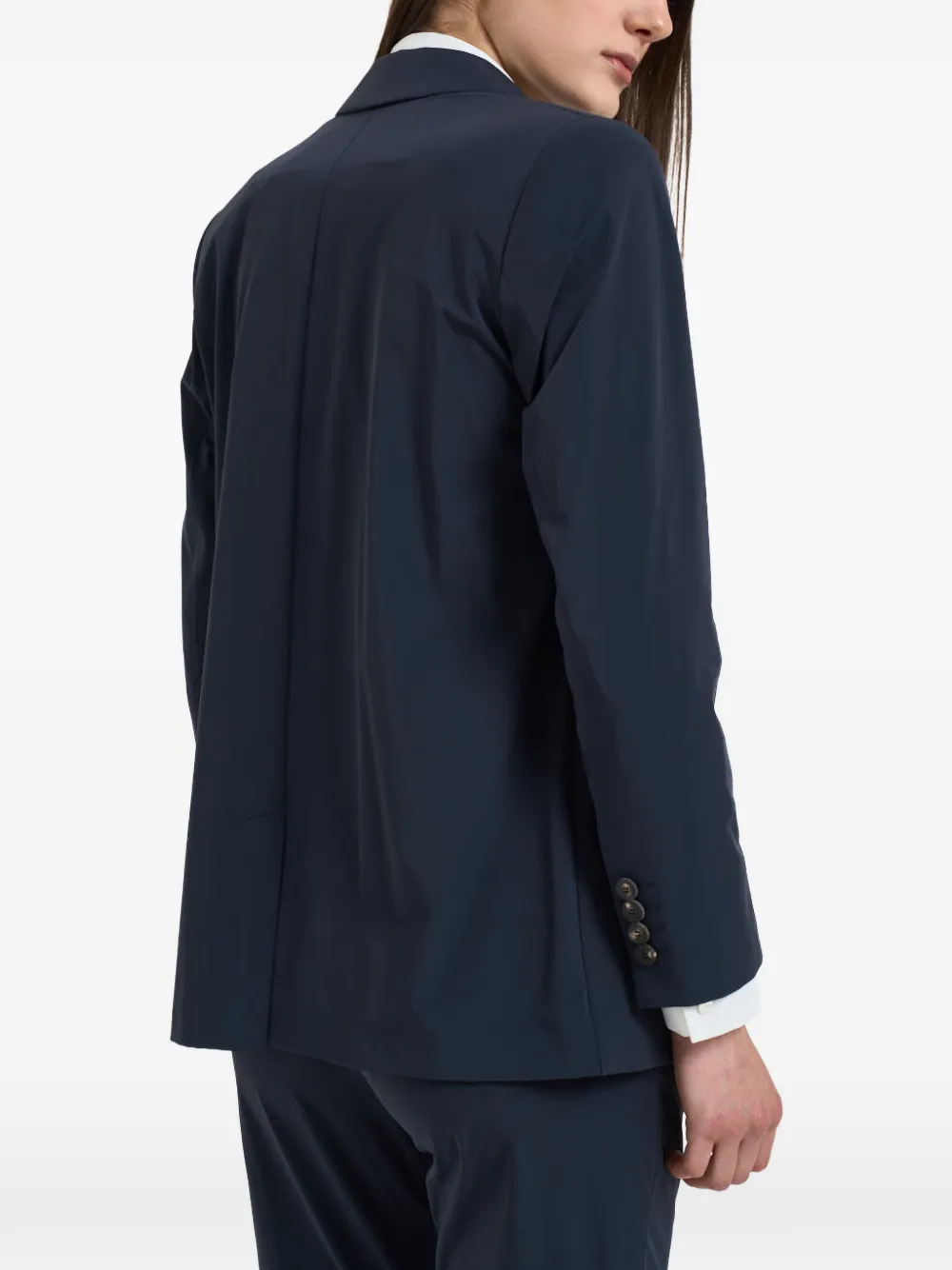  Rrd Blazer Con Solapas De Muesca - Azul 