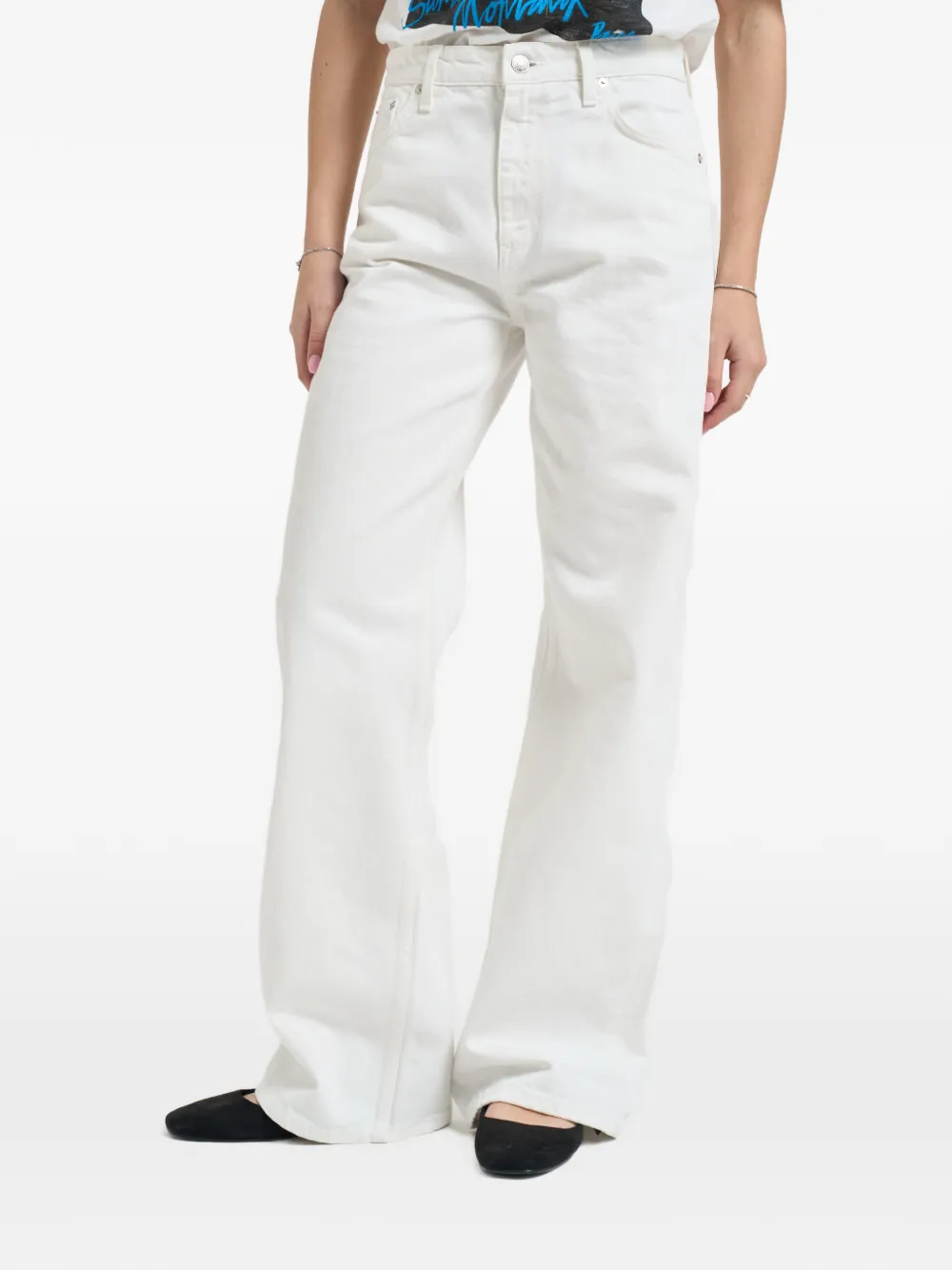 Roy Rogers wide-leg jeans - Bianco