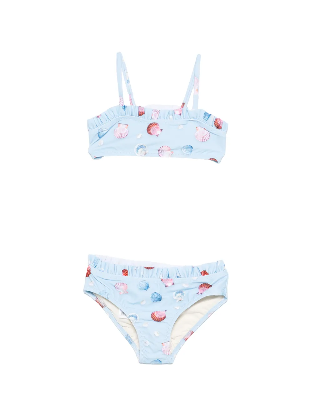 Molo Naila ruffled printed bikini - Blu