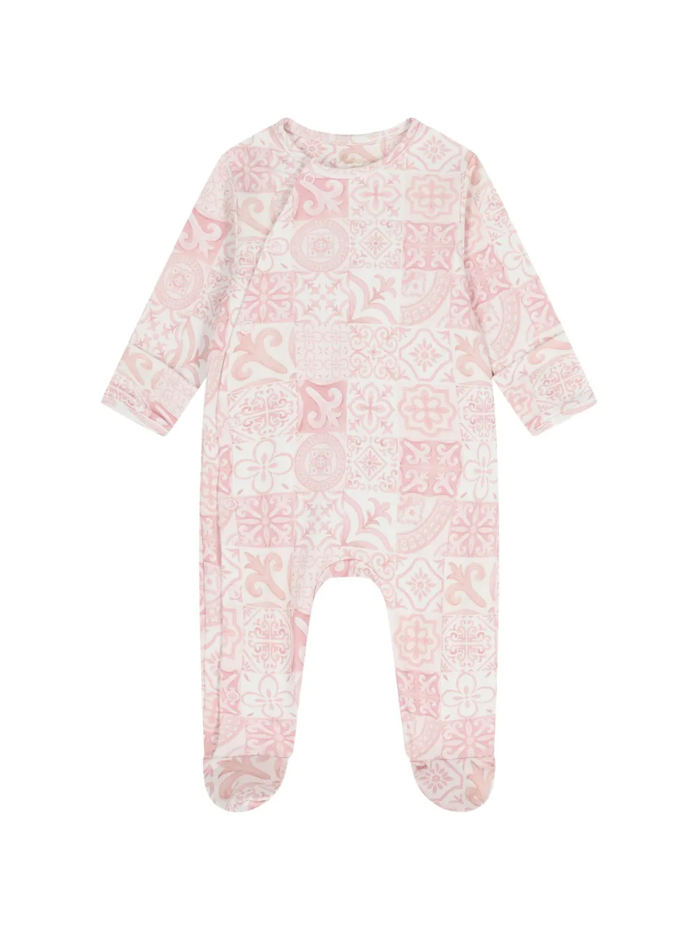 My Little Pie Amalfi tile-print pyjama - White