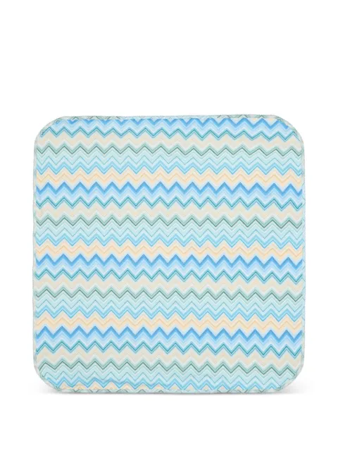 My Little Pie zigzag-print trimmed blanket