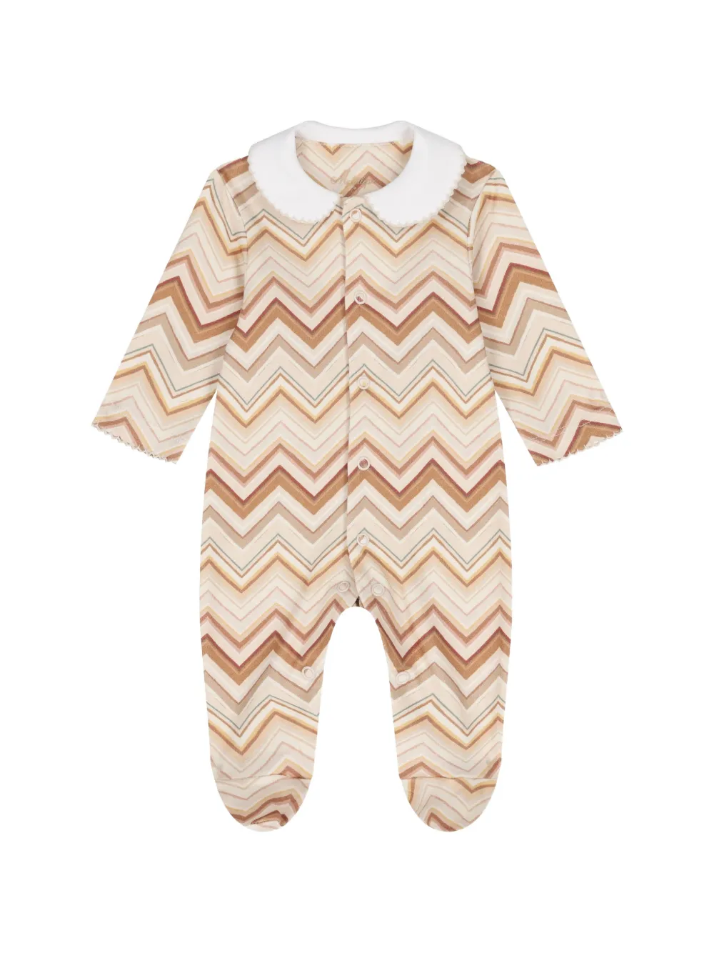 My Little Pie zigzag babygrow - Nude
