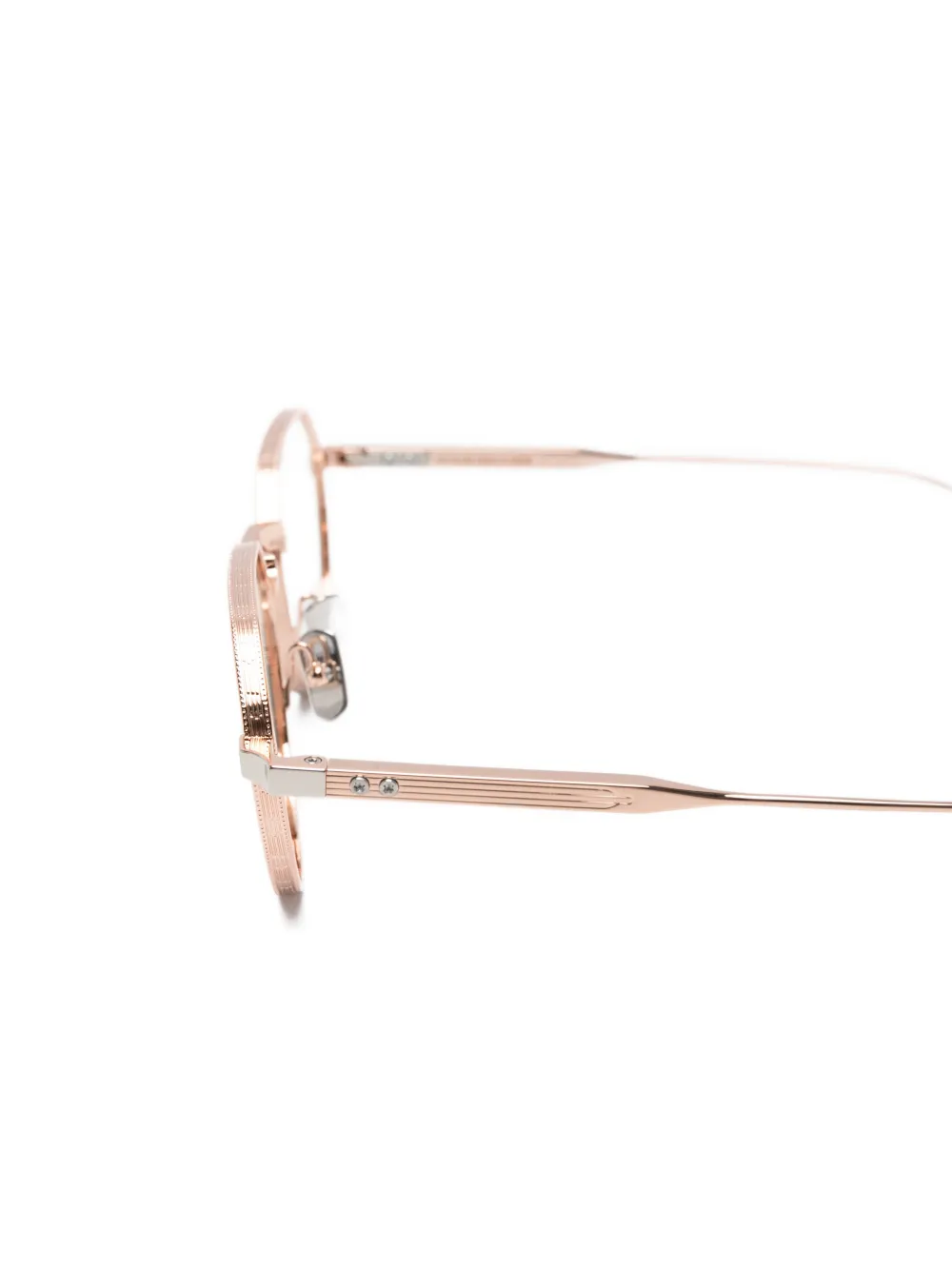 Cutler & Gross Pelham bril met geometrisch montuur Roze