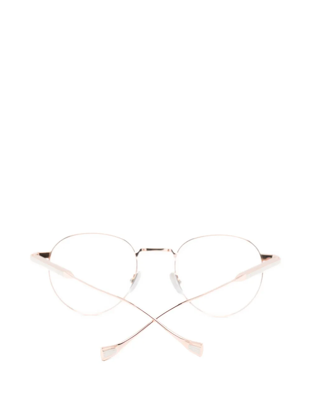 Cutler & Gross Lennox bril met rond montuur Goud
