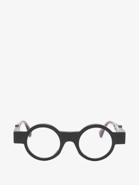 Kuboraum Maske I02 Brille mit rundem Gestell