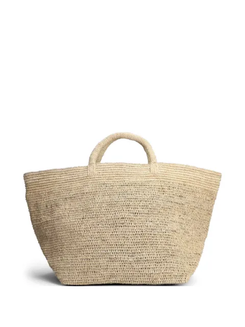 IBELIV sac cabas Vanilla à design tressé
