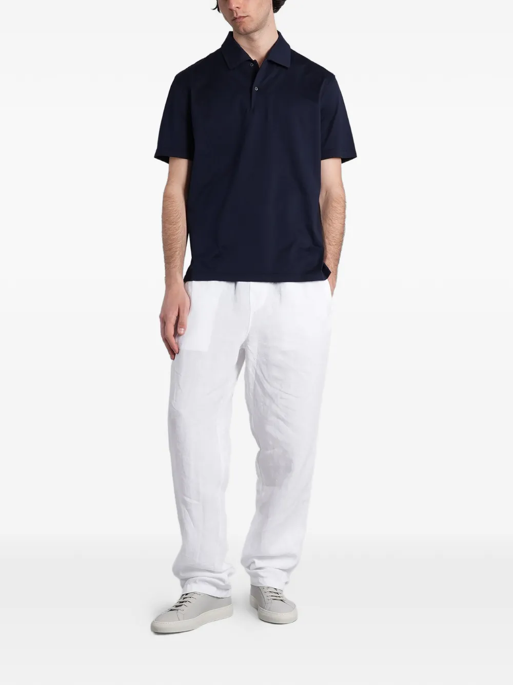 ASPESI Poloshirt met korte mouwen Blauw