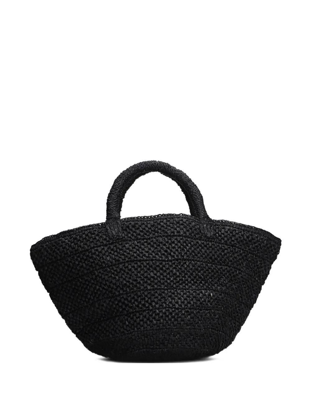 IBELIV woven top-handle tote bag - Nero