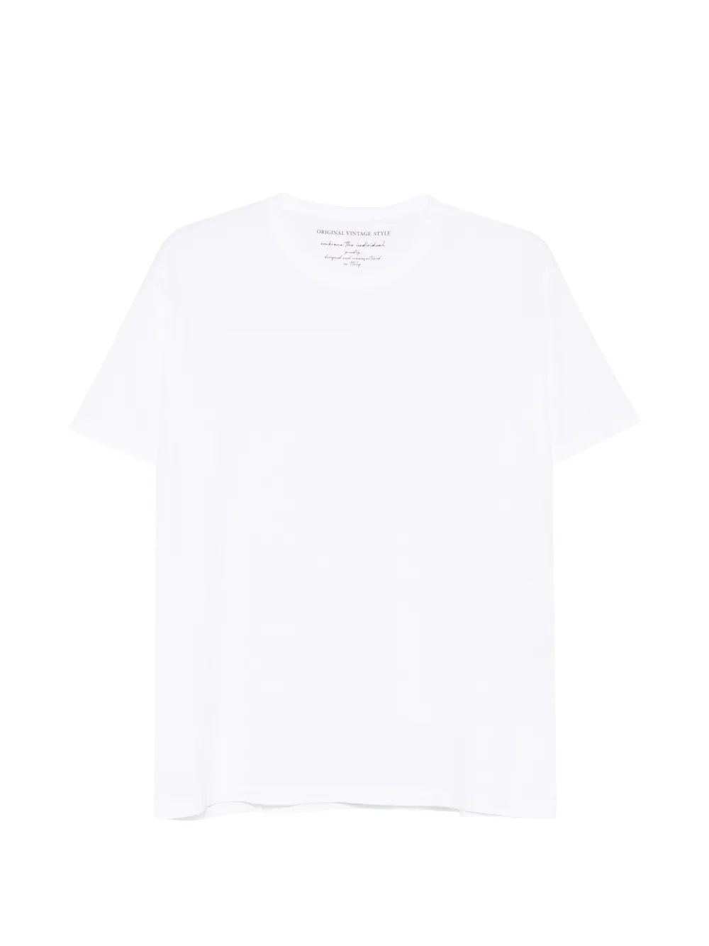 original vintage style crew-neck T-shirt - Weiß