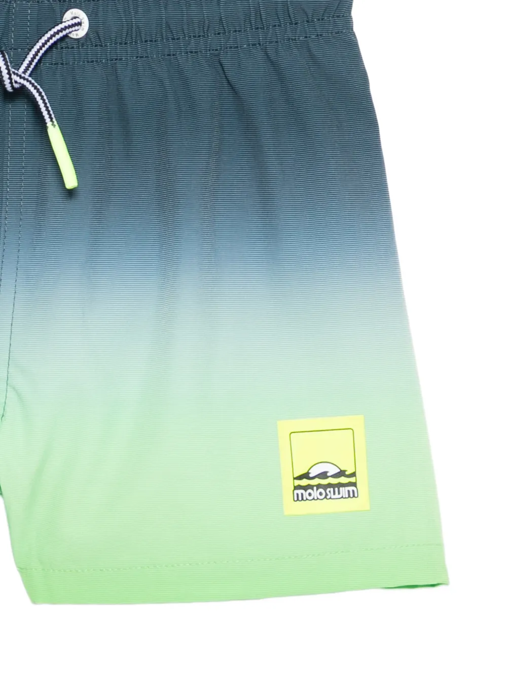 Molo Niko ombre zwembroek met trekkoord en ombré-effect Blauw