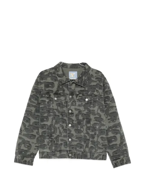 KidSuper buttoned camouflage jacket