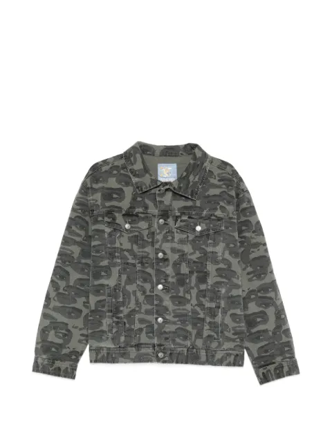 KidSuper buttoned camouflage jacket