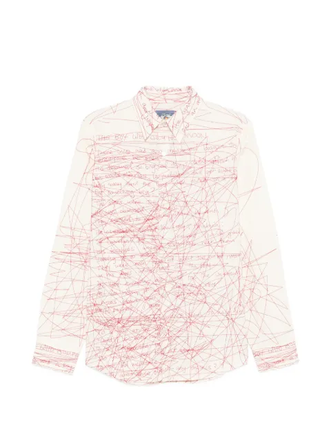 KidSuper scribbled button shirt