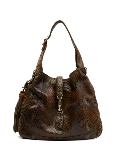 Gucci Pre-Owned medium Jackie python tote bag