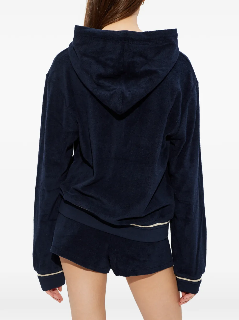 MISBHV Hoodie met geborduurd logo Blauw