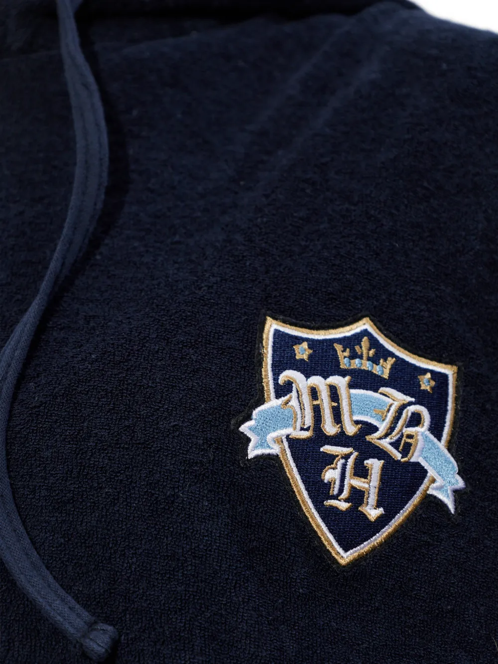 MISBHV Hoodie met geborduurd logo Blauw