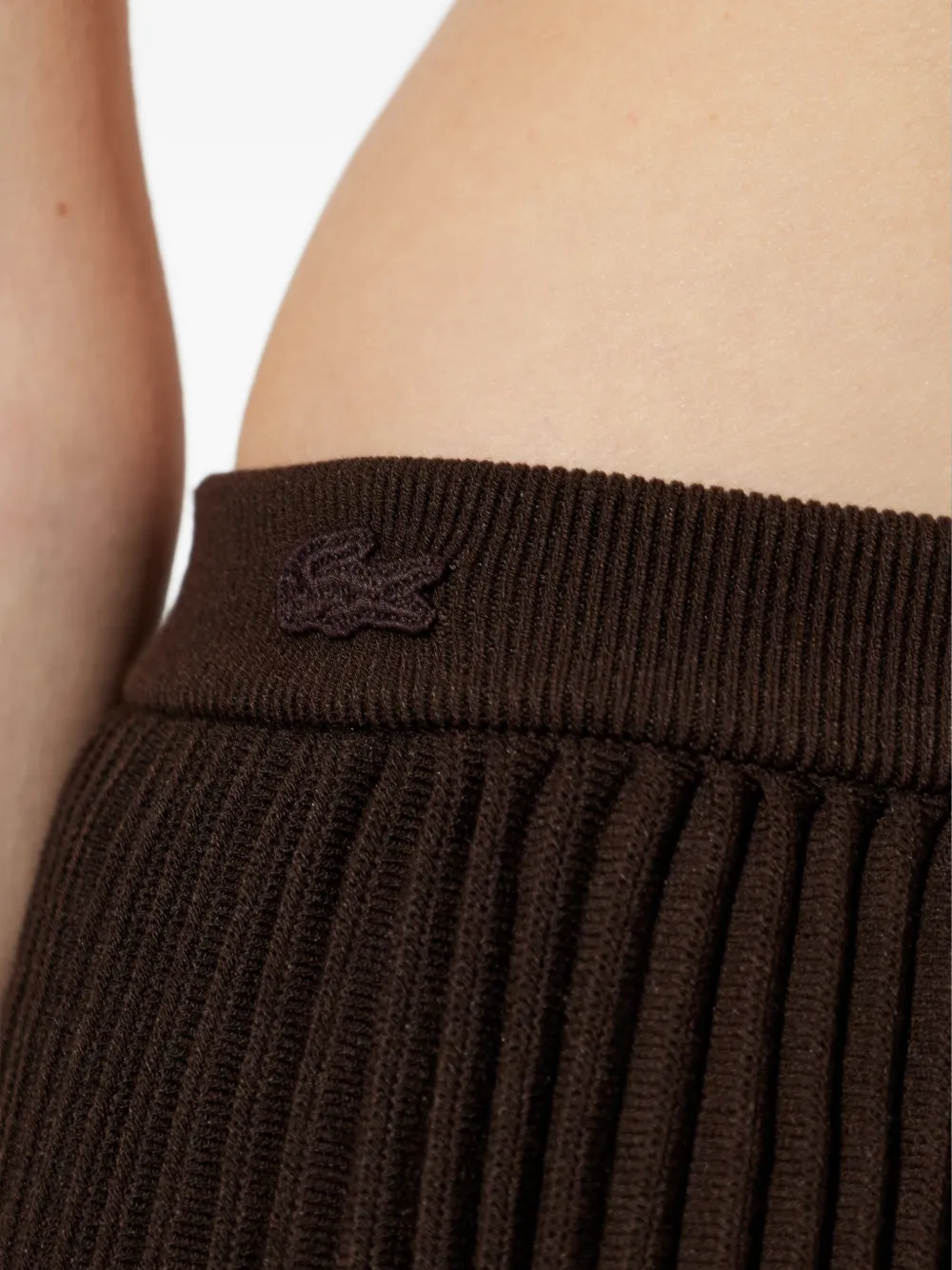 Lacoste Mini-plooirok Bruin