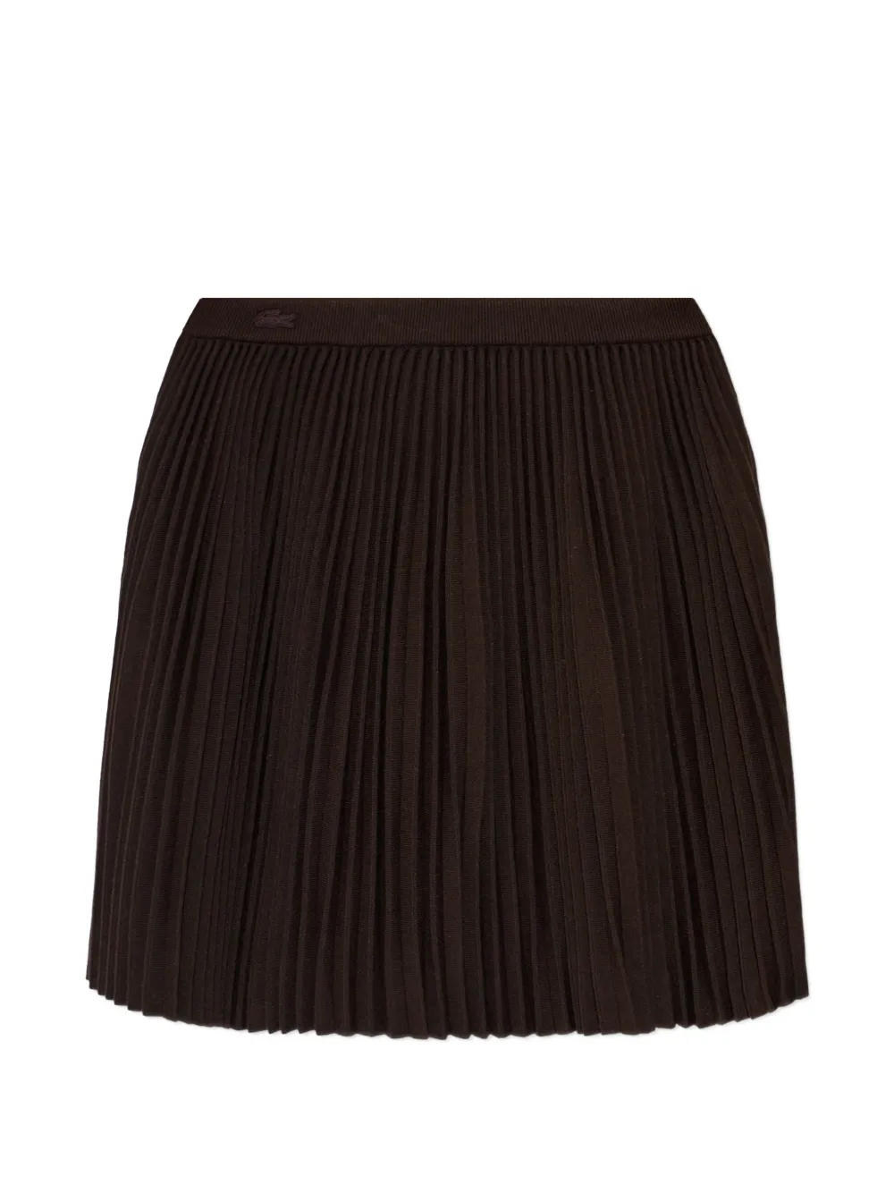 Lacoste pleated mini skirt - Marrone