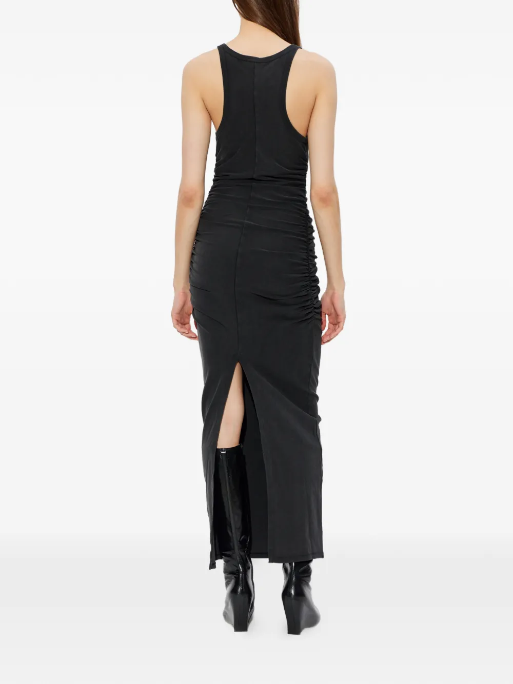 MISBHV Jurk met logoprint Zwart