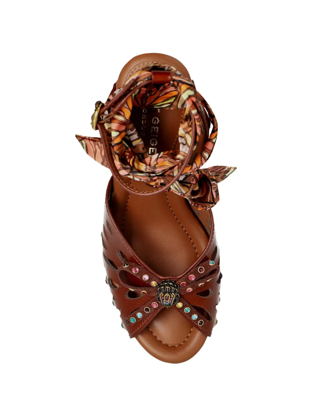 Kurt Geiger London butterfly platform sandals Bruin