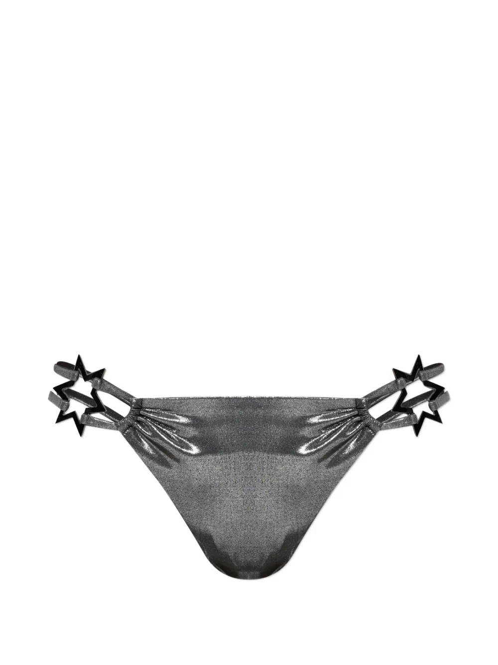 MISBHV star-appliqué bikini bottoms - Argento