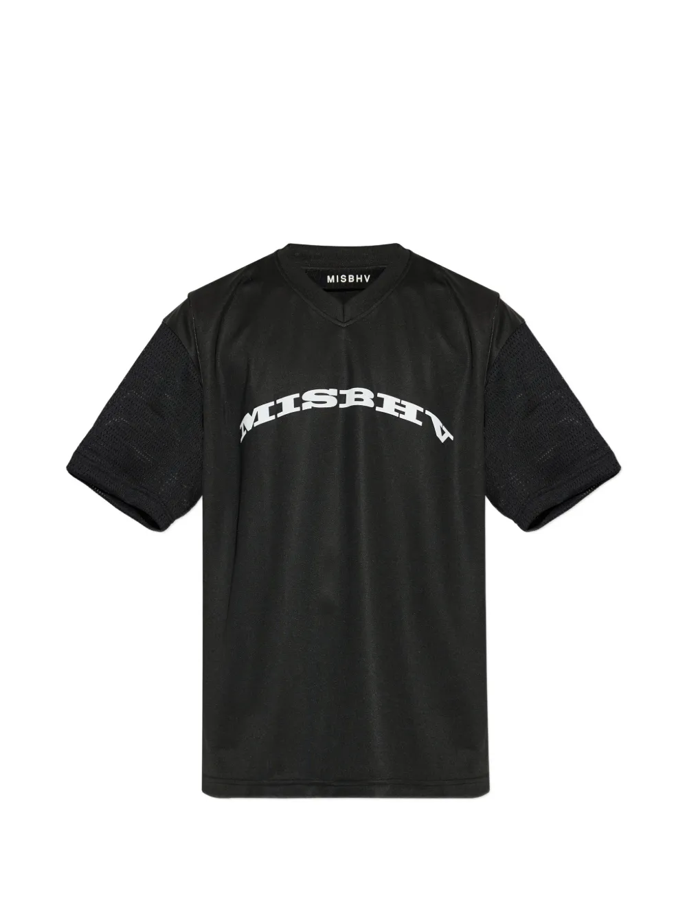 MISBHV V-neck panelled T-shirt - Nero