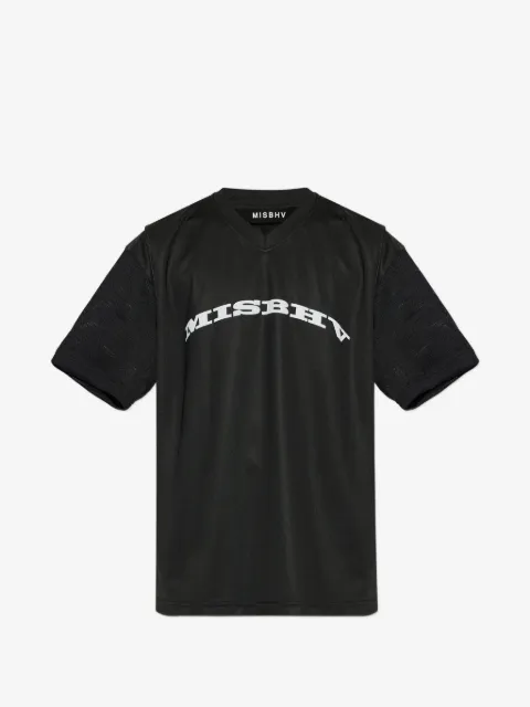 MISBHV T-Shirt mit V-Ausschnitt