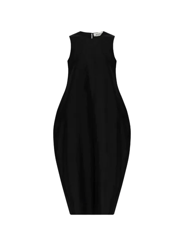 Róhe Puffball Sleeveless Dress in Black