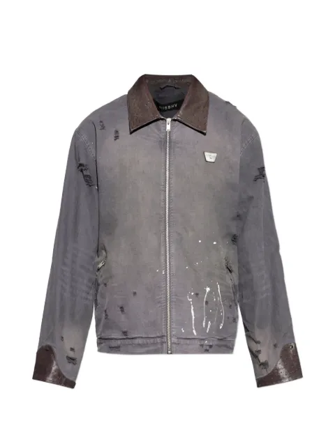 MISBHV distressed collared jacket