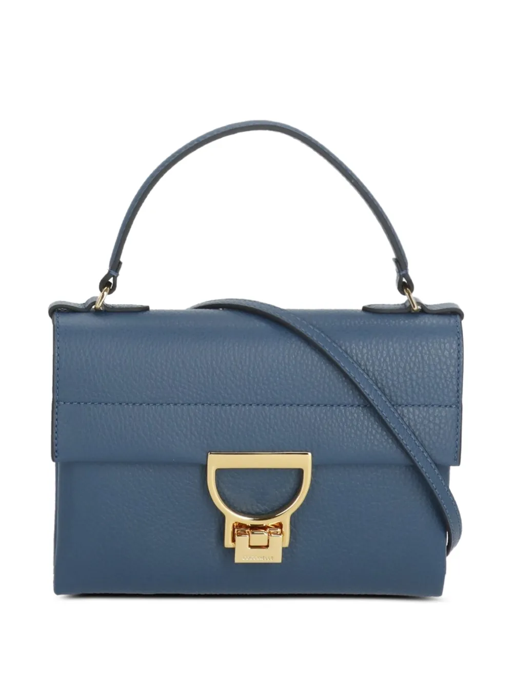 Coccinelle mini Arlettis leather tote bag - Blu