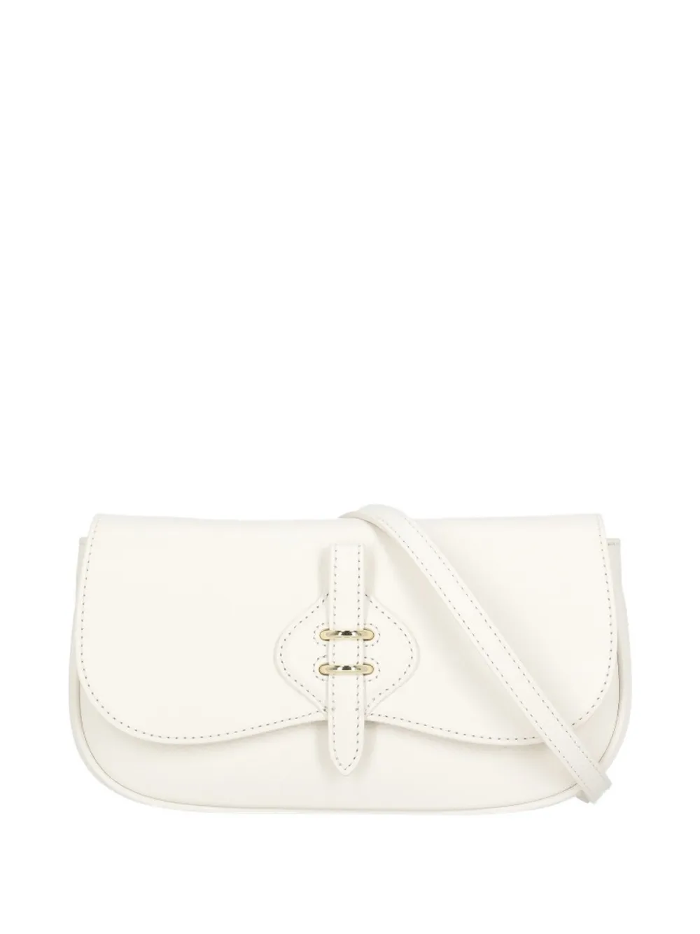 Coccinelle Mavery small grained leather shoulder bag - Toni neutri