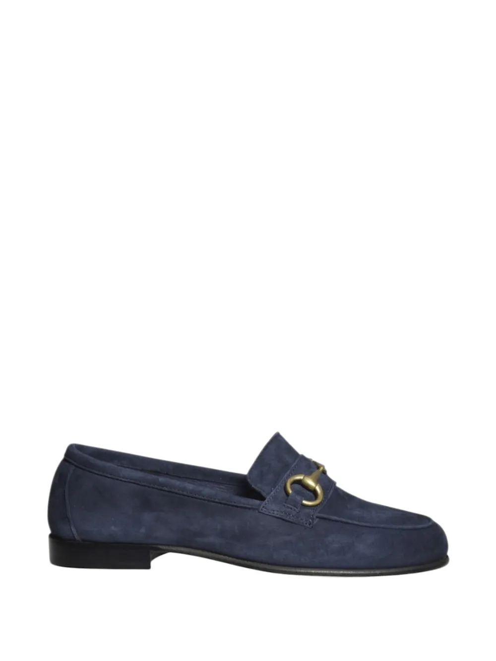 IL MOCASSINO horsebit suede loafers - Blu
