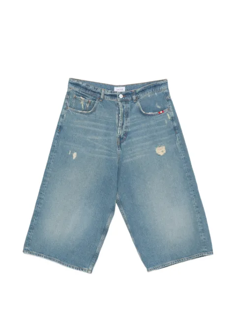 AMISH Denver distressed denim shorts