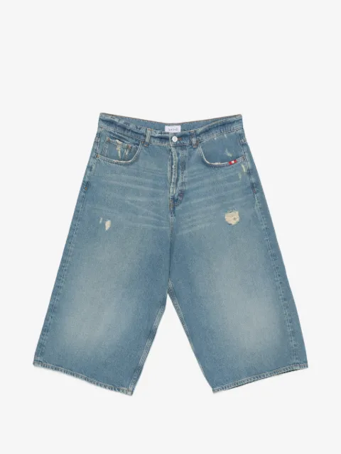 AMISH short en jean Denver à effet usé