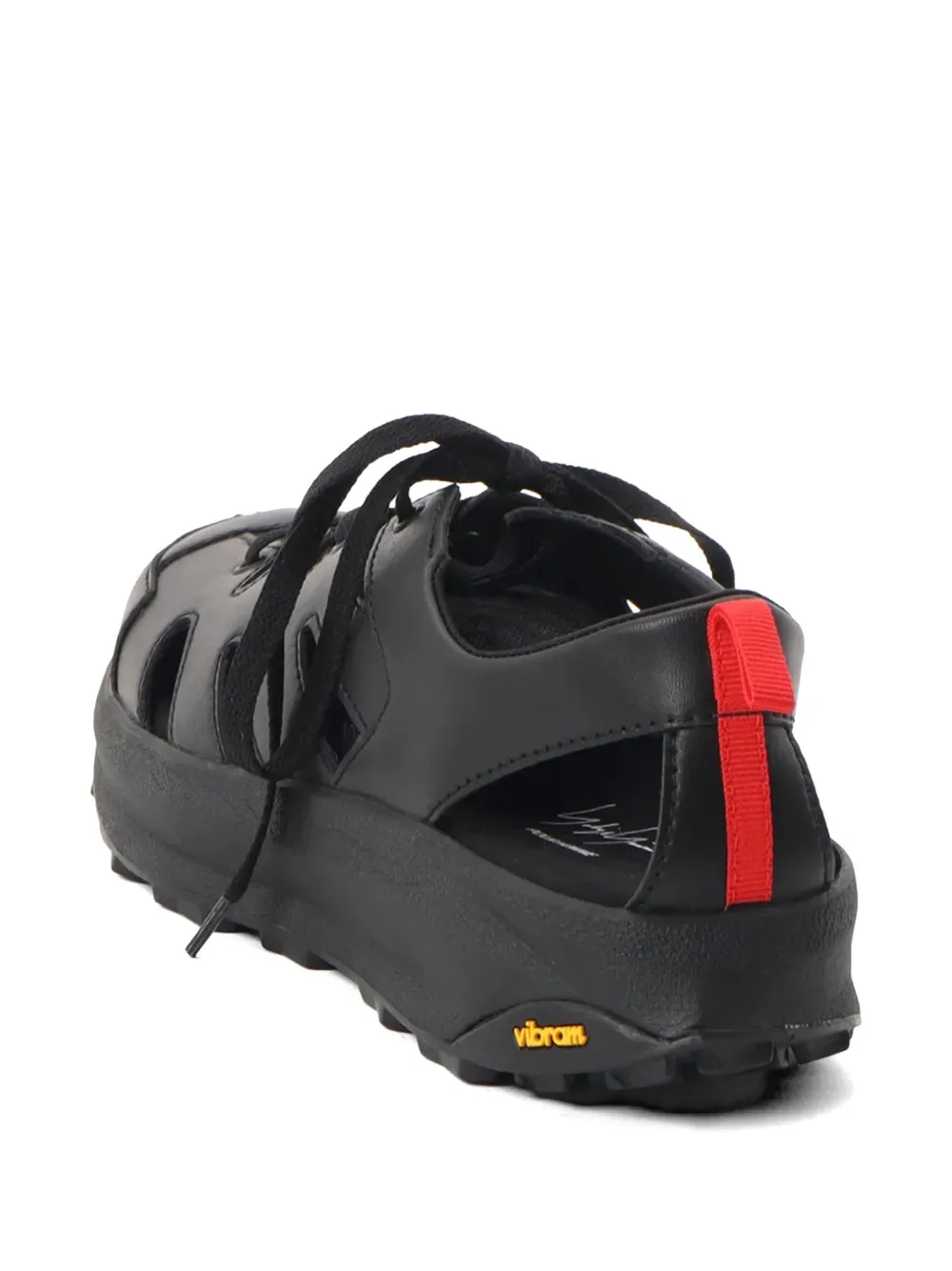 Yohji Yamamoto Uitgesneden sneakers Zwart