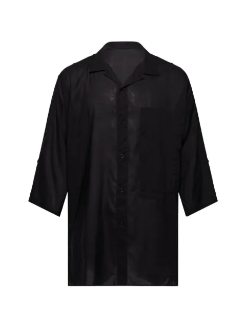 Yohji Yamamoto panelled shirt