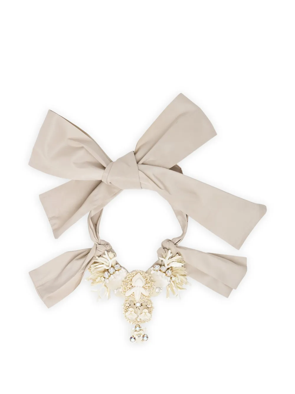 Biyan crystal-embellished necklace - Toni neutri