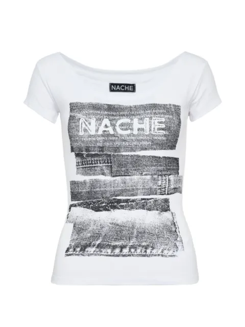 Hache Collage-print T-shirt