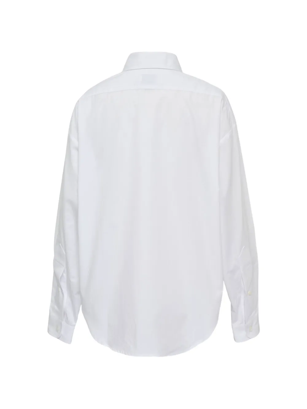 Vaquera Blouse met trompe l'oeil-print Wit