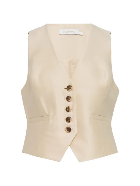 ZIMMERMANN Luna buttoned V-neck waistcoat